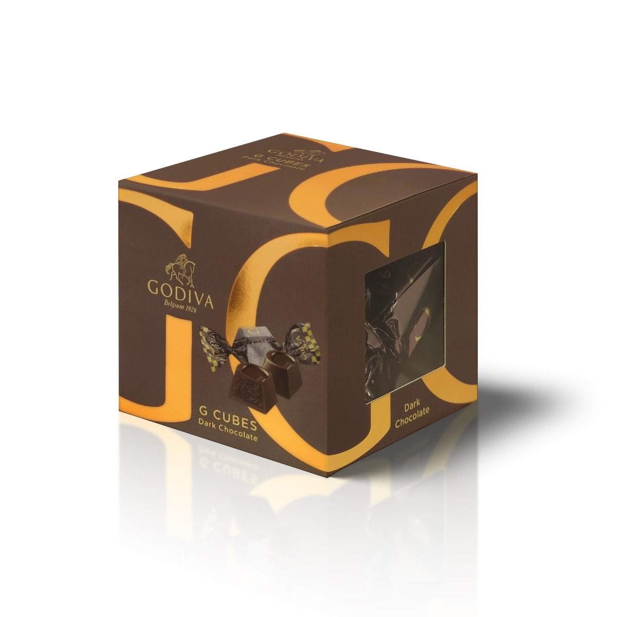 Godiva Dark Chocolate Vanilla G Cube Truffle 5pcs