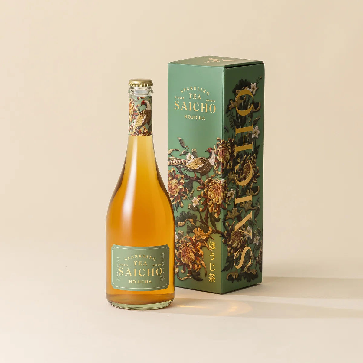Saicho Hojicha Sparkling Tea 750ML