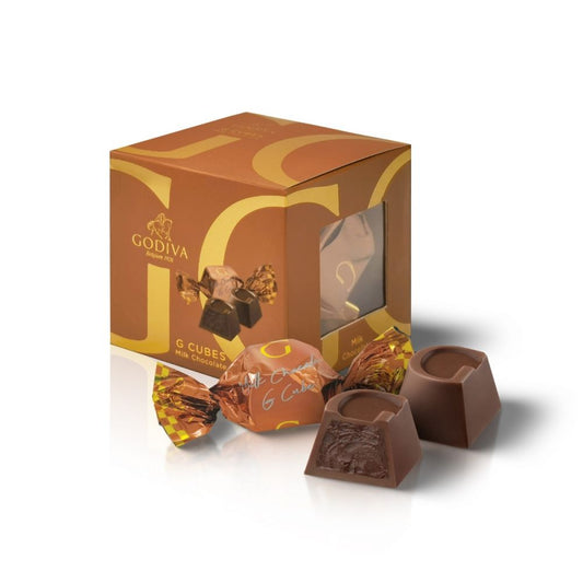 GODIVA Milk Chocolate G Cube Truffle 5pcs