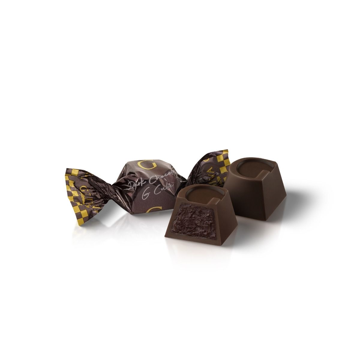 Godiva Dark Chocolate Vanilla G Cube Truffle 5pcs
