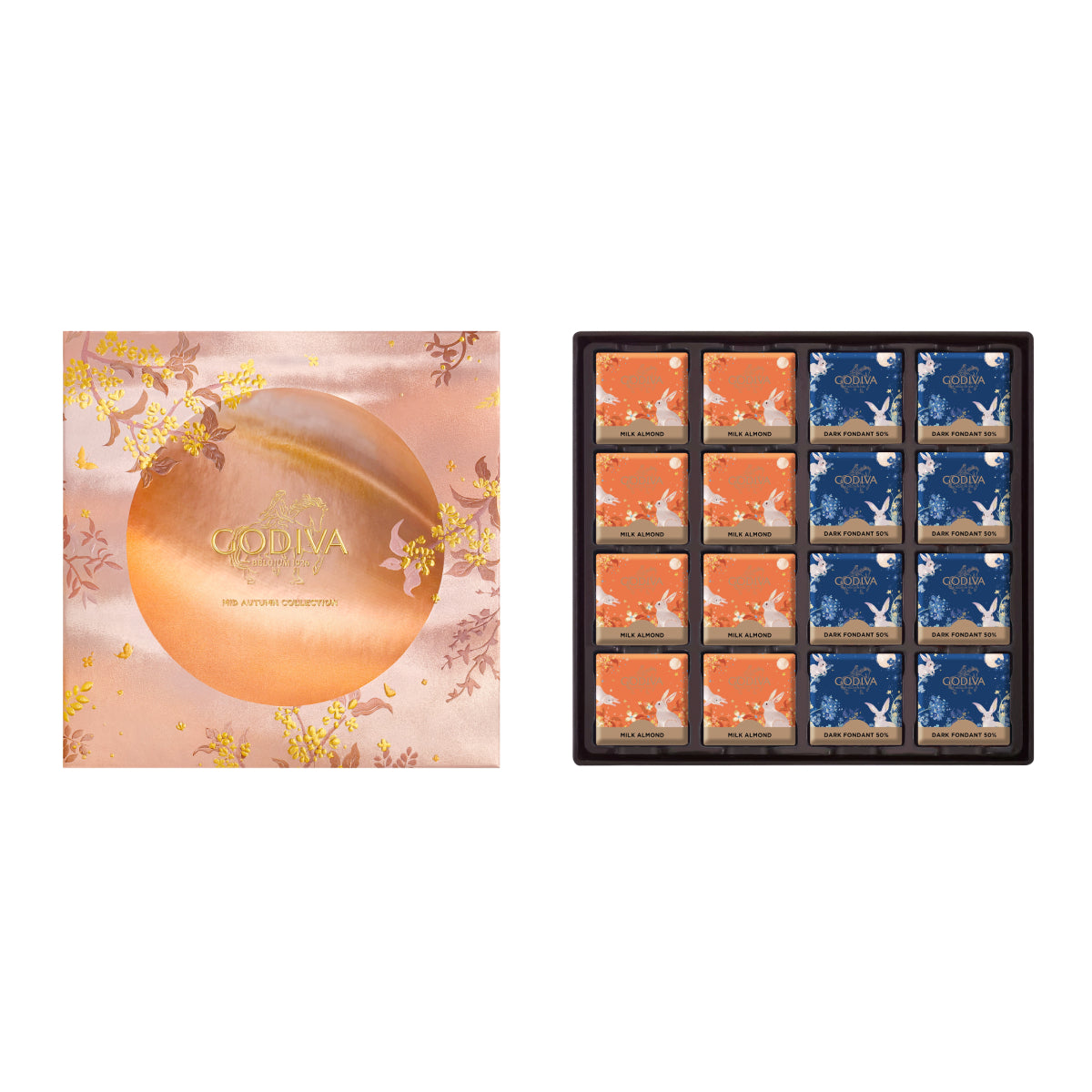 GODIVA Mid-Autumn Chocolate Carré Gift Box 16pcs