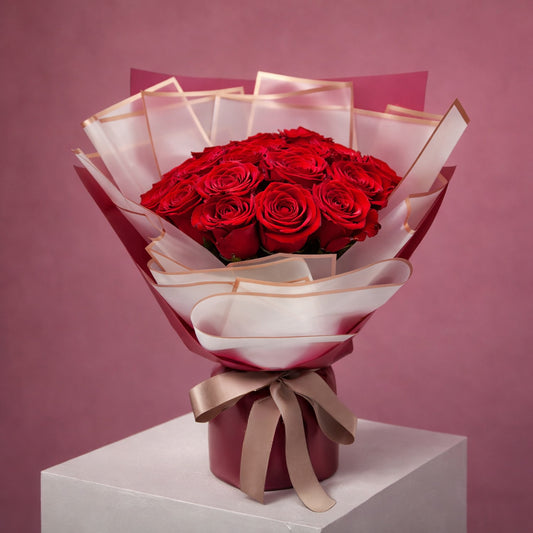 Valentine's day - My One & Only (21 pcs Preserved Roses from Ecuador)